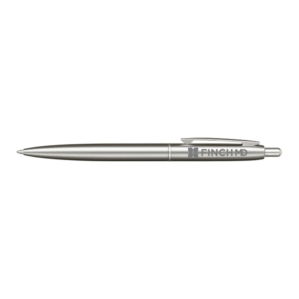 Recycled Stainless Steel Ballpoint Pen Refillable Eco Promotional